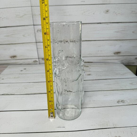 Vintage Libbey Le Femme 3d Naked Ladies 20 oz Clear Cocktail Glass Vase Barware - Picture 10 of 10